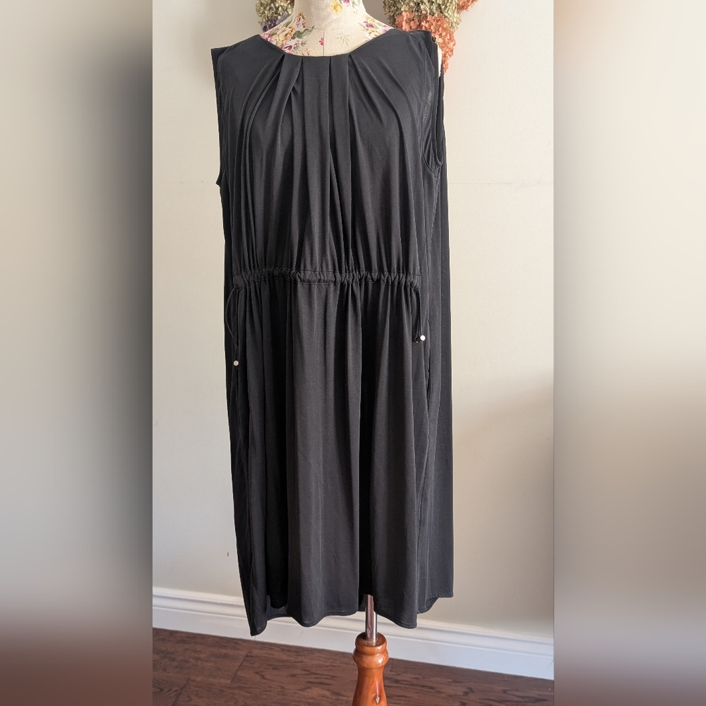 Geovedi Elegant Black Sleeveless‎ Dress - Picture 12 of 12